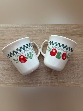 Vintage Corelle Farm Fresh Mugs